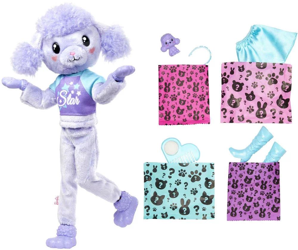 BARBIE  -   POUPEE CUTIE REVEAL CANICHE