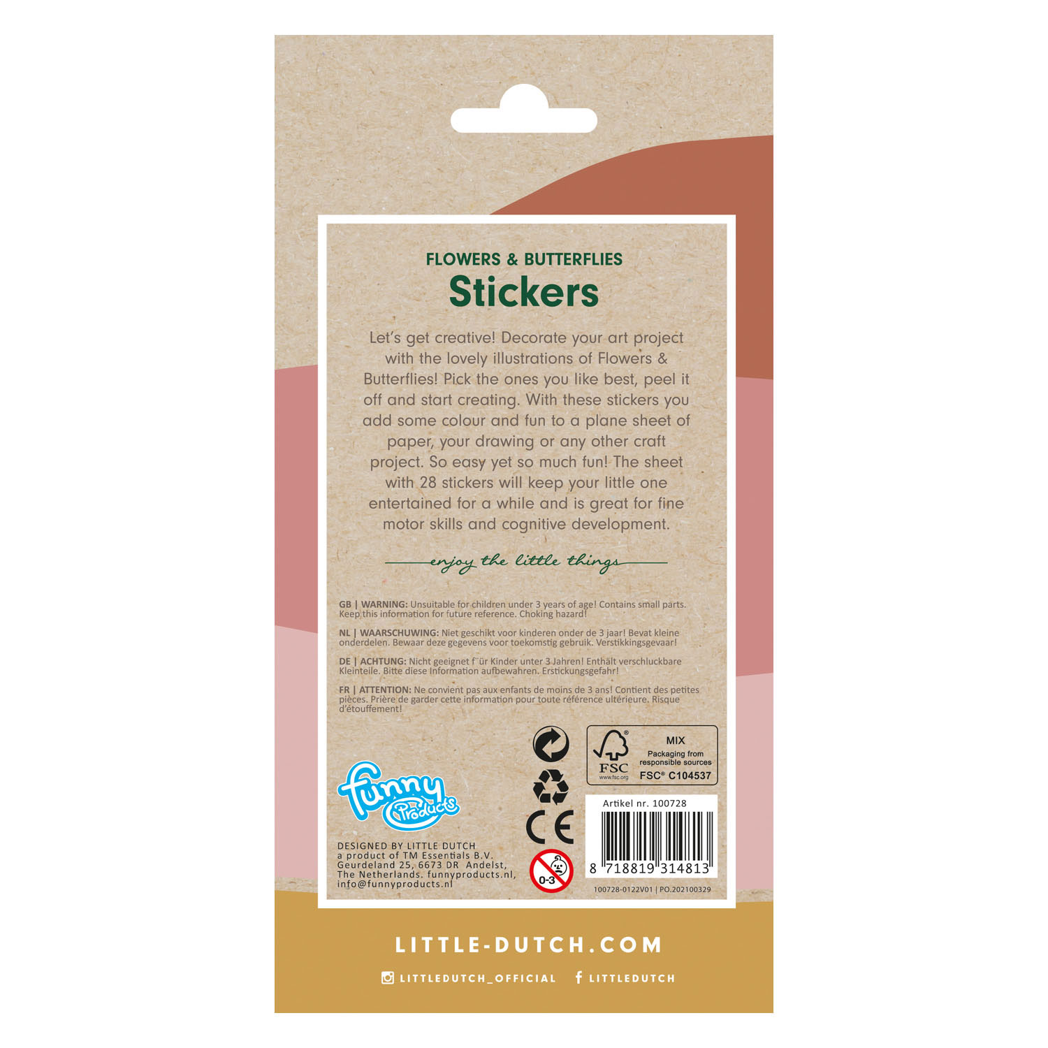Little Dutch Stickers - Flowers & Butterflies