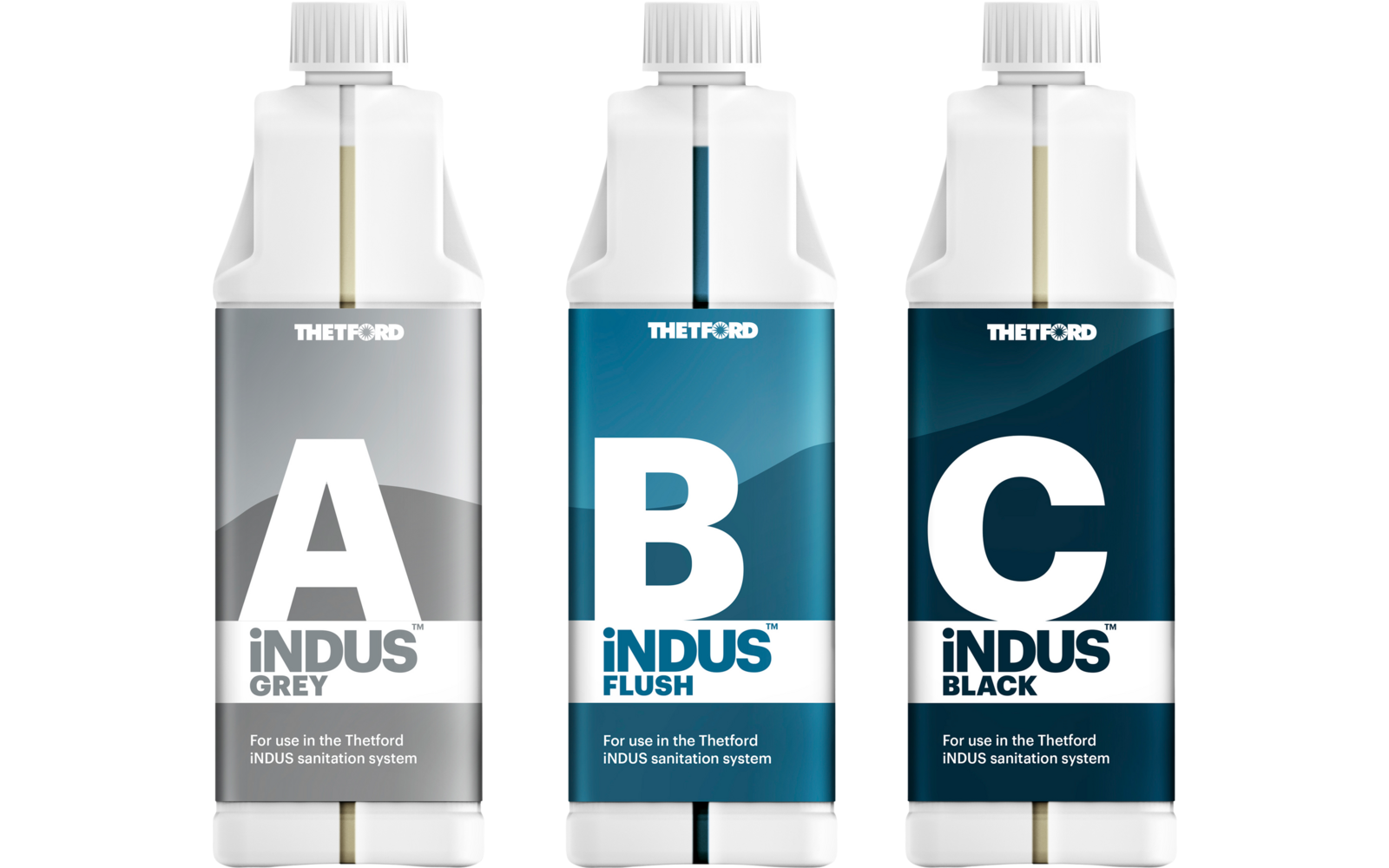 Thetford Indus Black vollautomatisches Dosiermodul Schwarzwasserzusatz 1 Liter