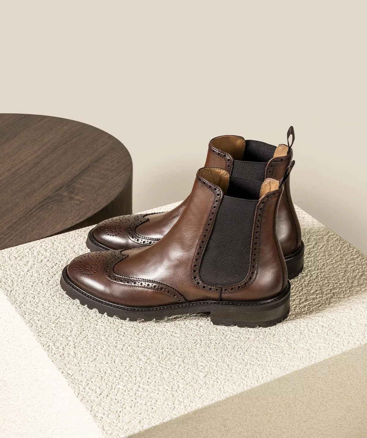 Bottines CHARLIE MARRON GLACÉ