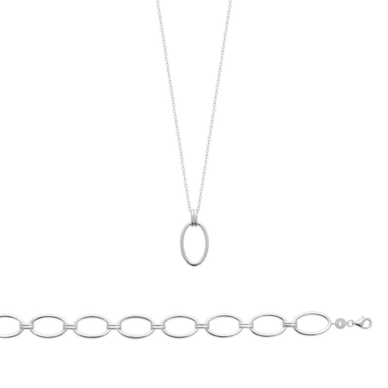 Collier Femme - Argent 925 - Longueur : 45 cm