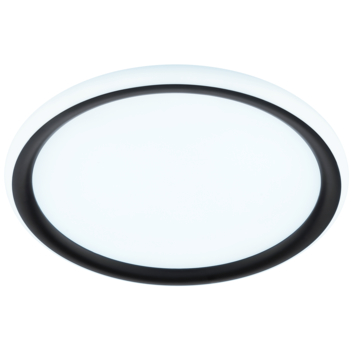 Brilliant LED plafondlamp Carloz zwart Ø30 cm