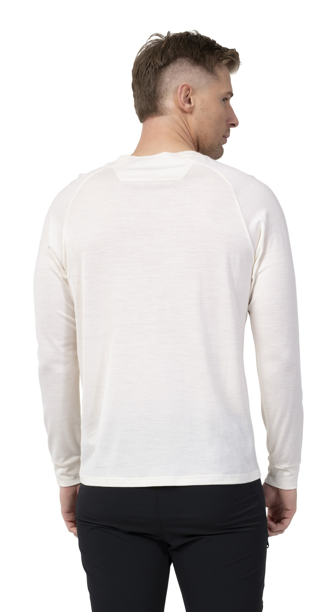 Lysebu Wool Henley Herre Vanilla White