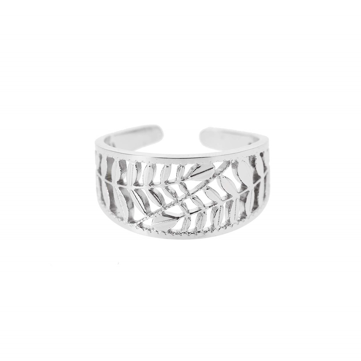 Bague Rameau acier