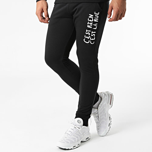 Ensemble De Survetement Logo Noir Blanc