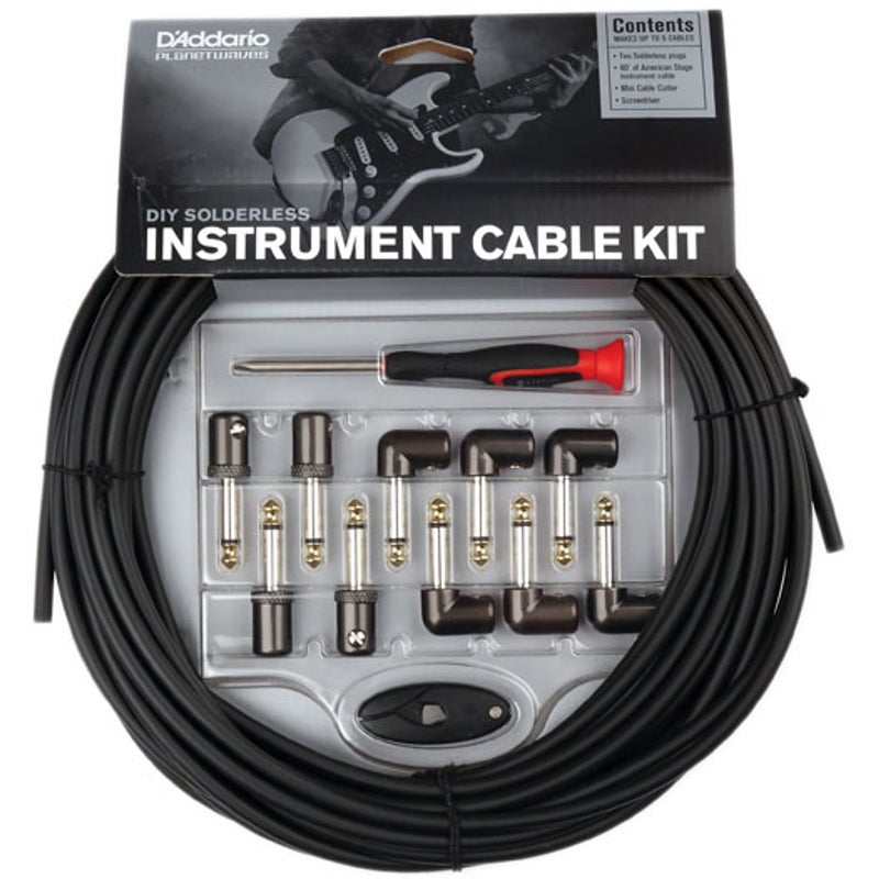 D'Addario GPKIT-50 DIY Solderless Instrument Cable Kit