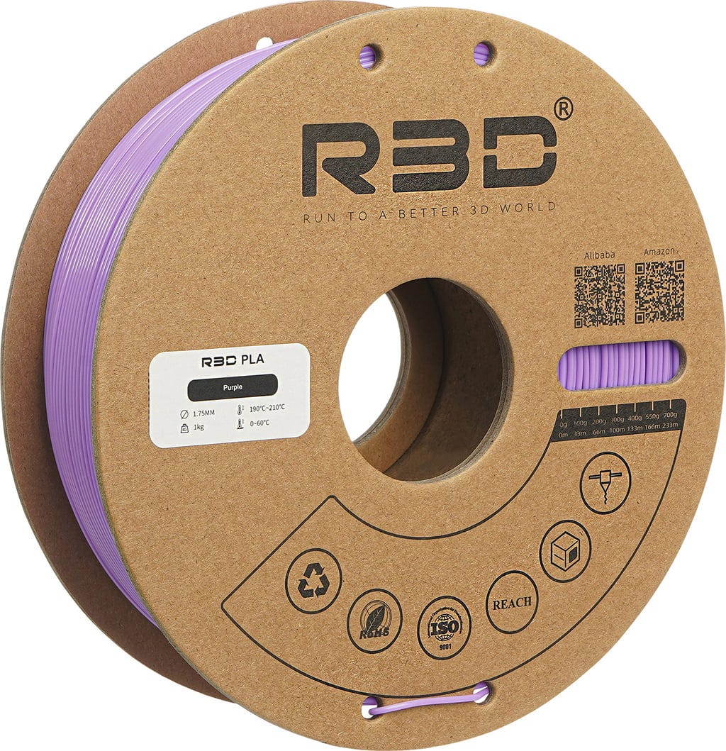 R3D  PLA Purple, 1.75 mm / 1000 g    Günstiges PLA-Filament in Violett