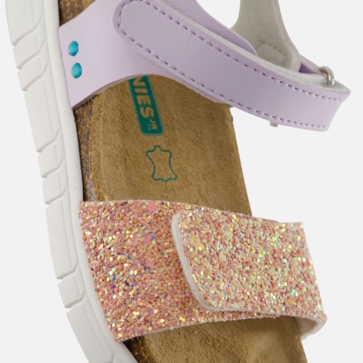 BunniesJR Bregje Beach Sandalen roze Imitatieleer