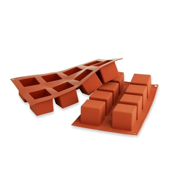 Plaque silicone 8 cubes Silikomart
