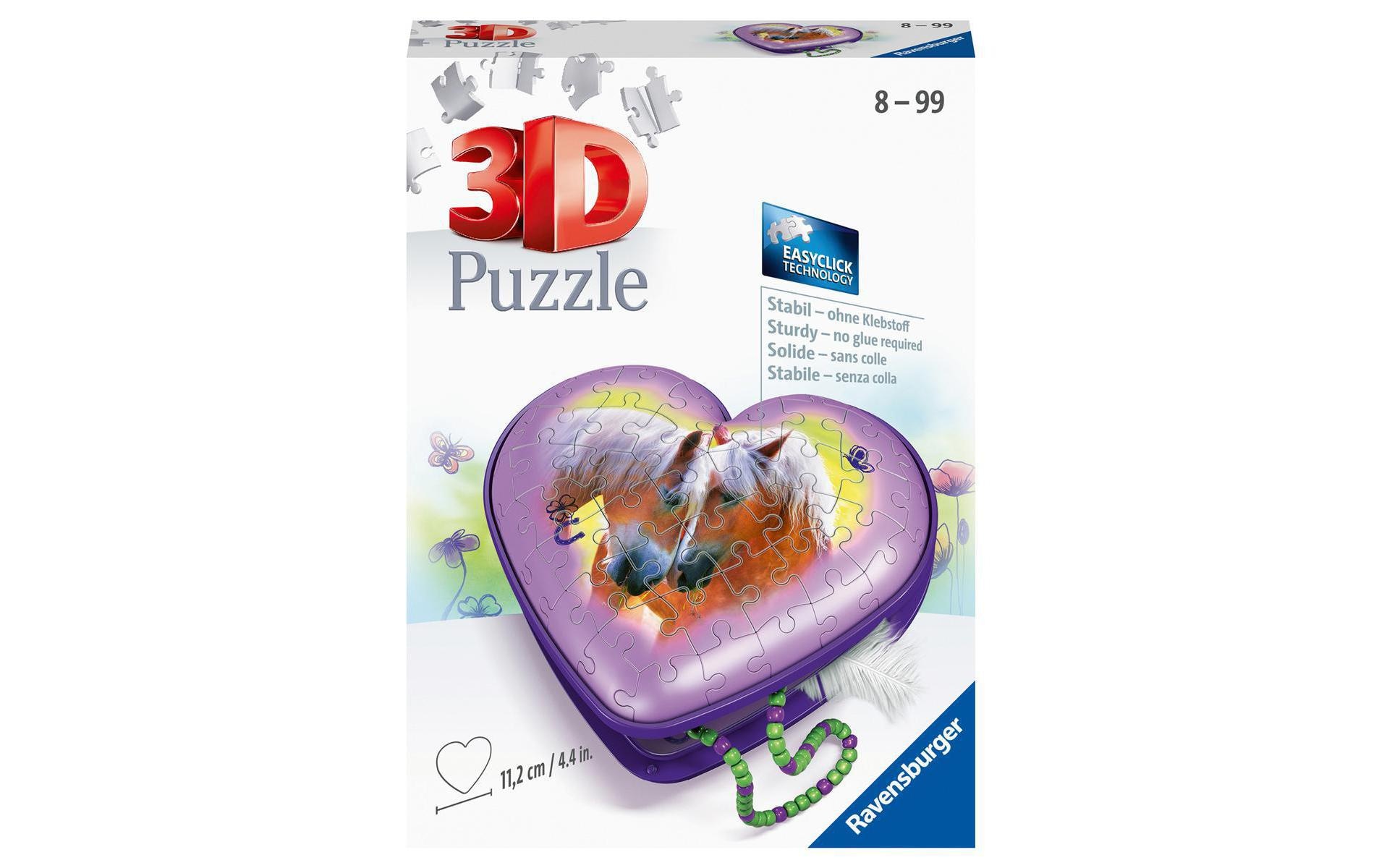 Ravensburger 3D-Puzzle »Herzschatulle Pferde«