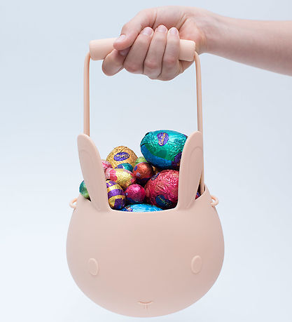 We Might Be Tiny Eimer - Bunny Basket - Pink