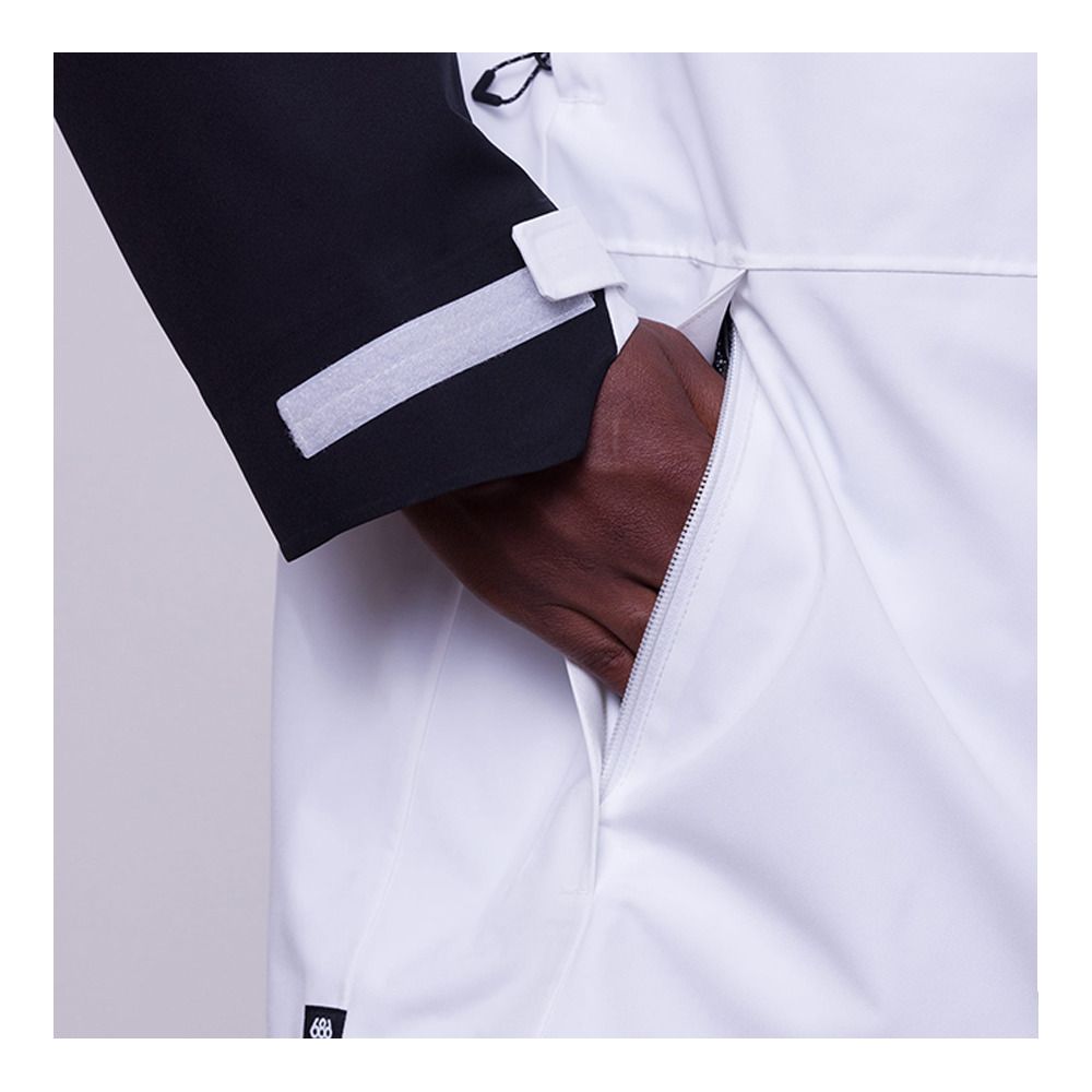 686 EXPLORATION THERMAGRPH - Veste ski Homme nasa white black