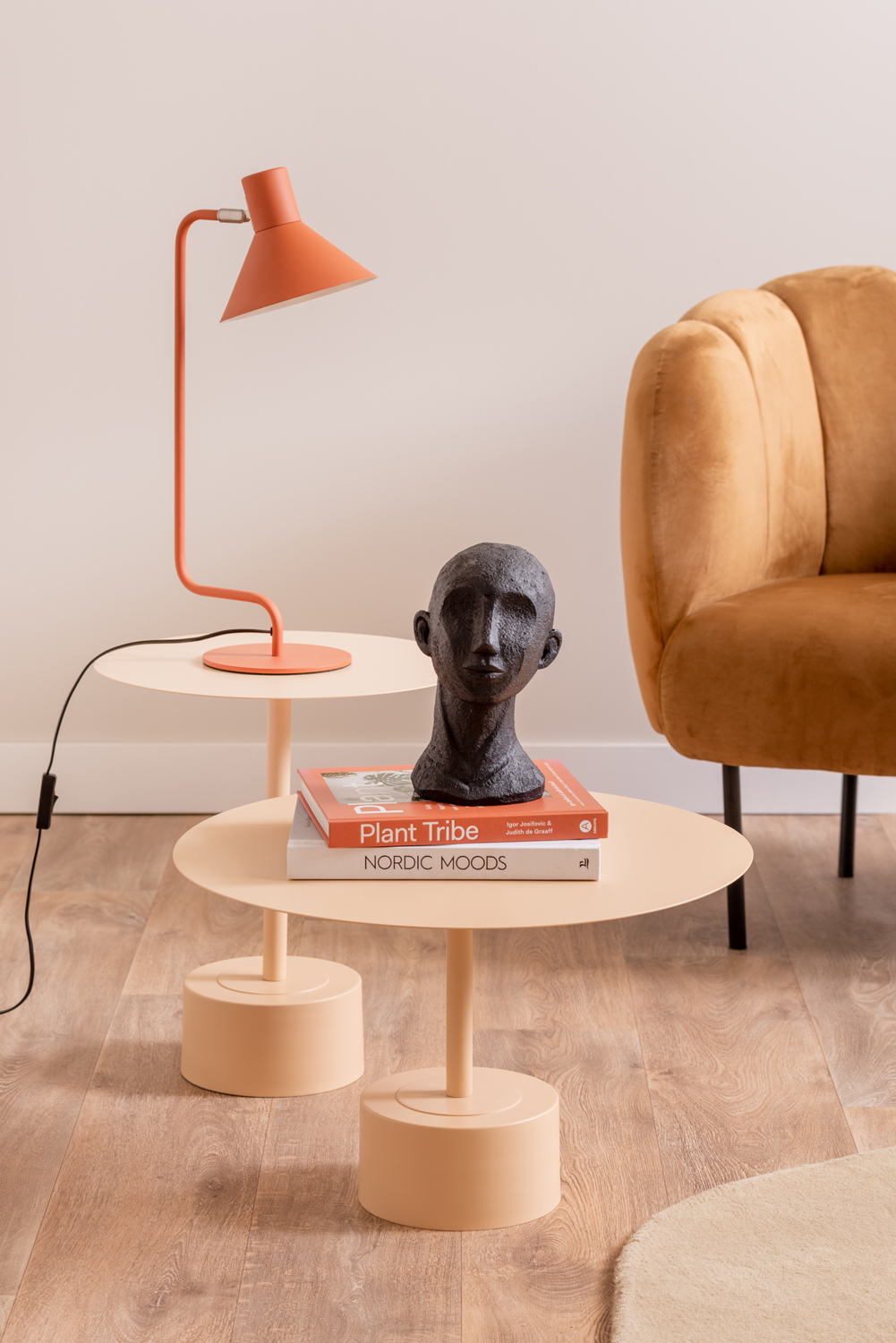 Side table Nowa low iron sand brown