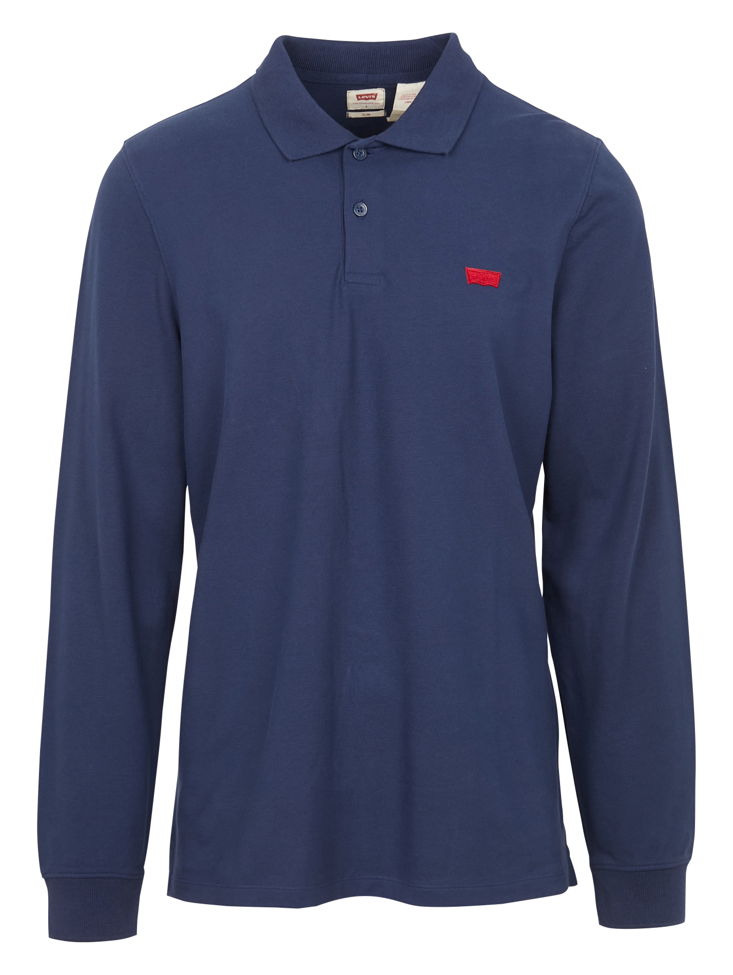LS SLIM HOUSEMARK POLO - Polo en coton mélangé| Bleu