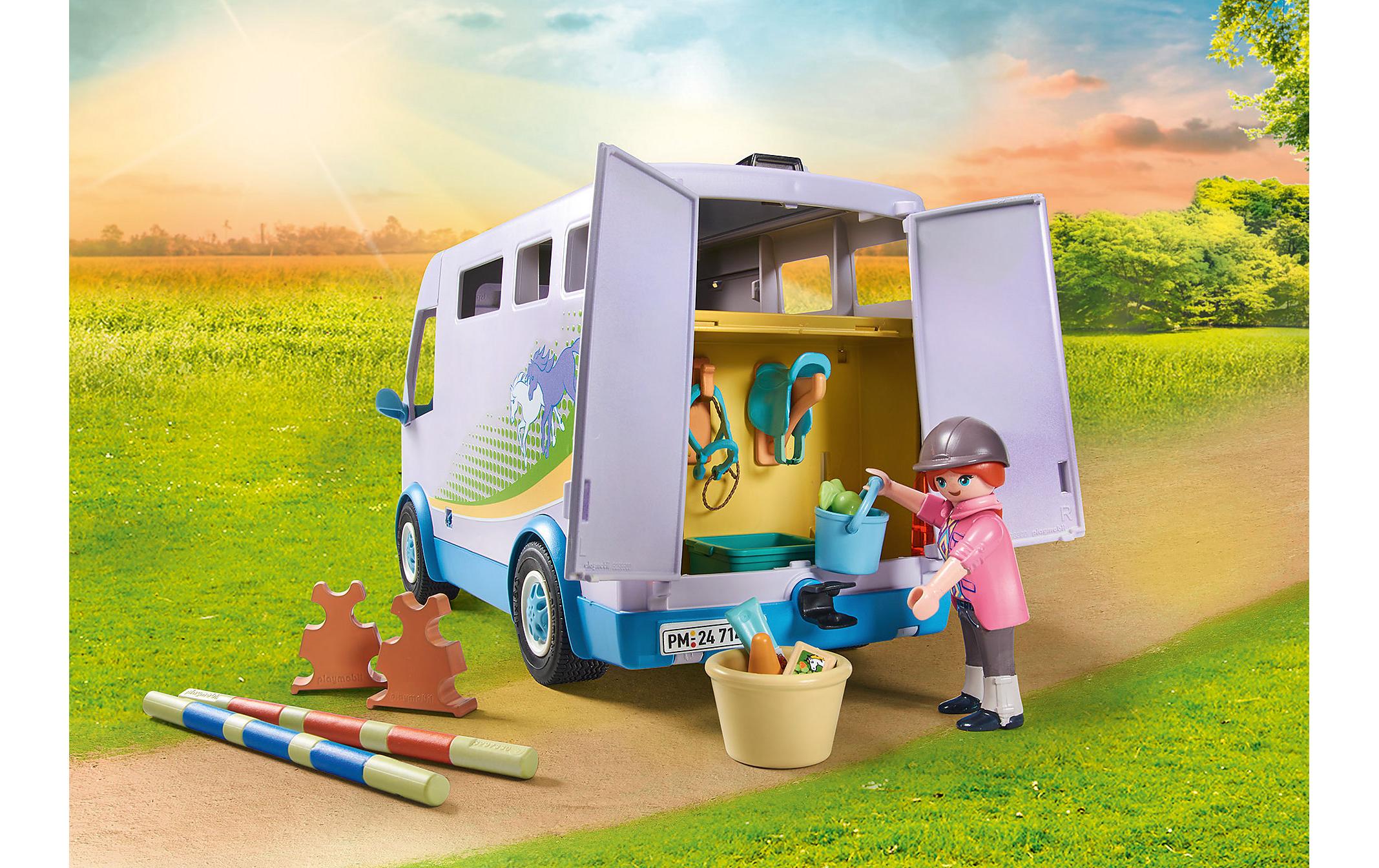 Horses of Waterfall Mobile Reitschule 71493Liebevoll gestaltetes Pferde-Spielset