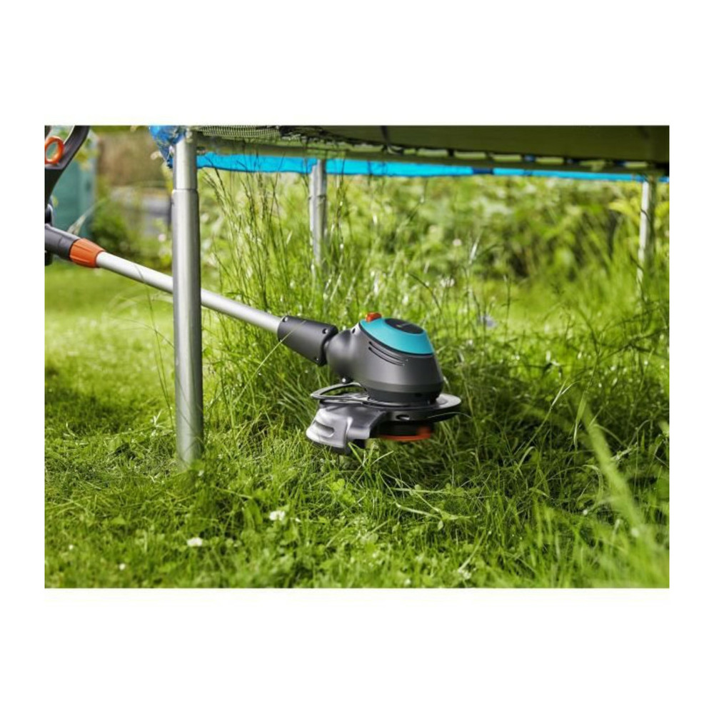 Coupe-bordures easycut 450/25 – 450w – ø25cm – fil rotorcut – manche télescopique inclinable – etrier protec