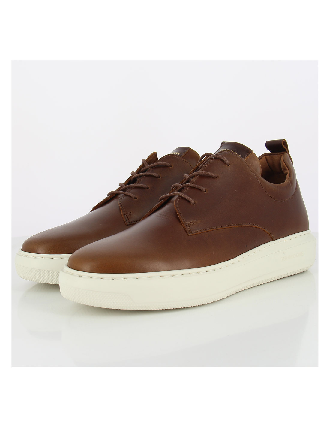 schmoove derbies homme bump derby cuir marron