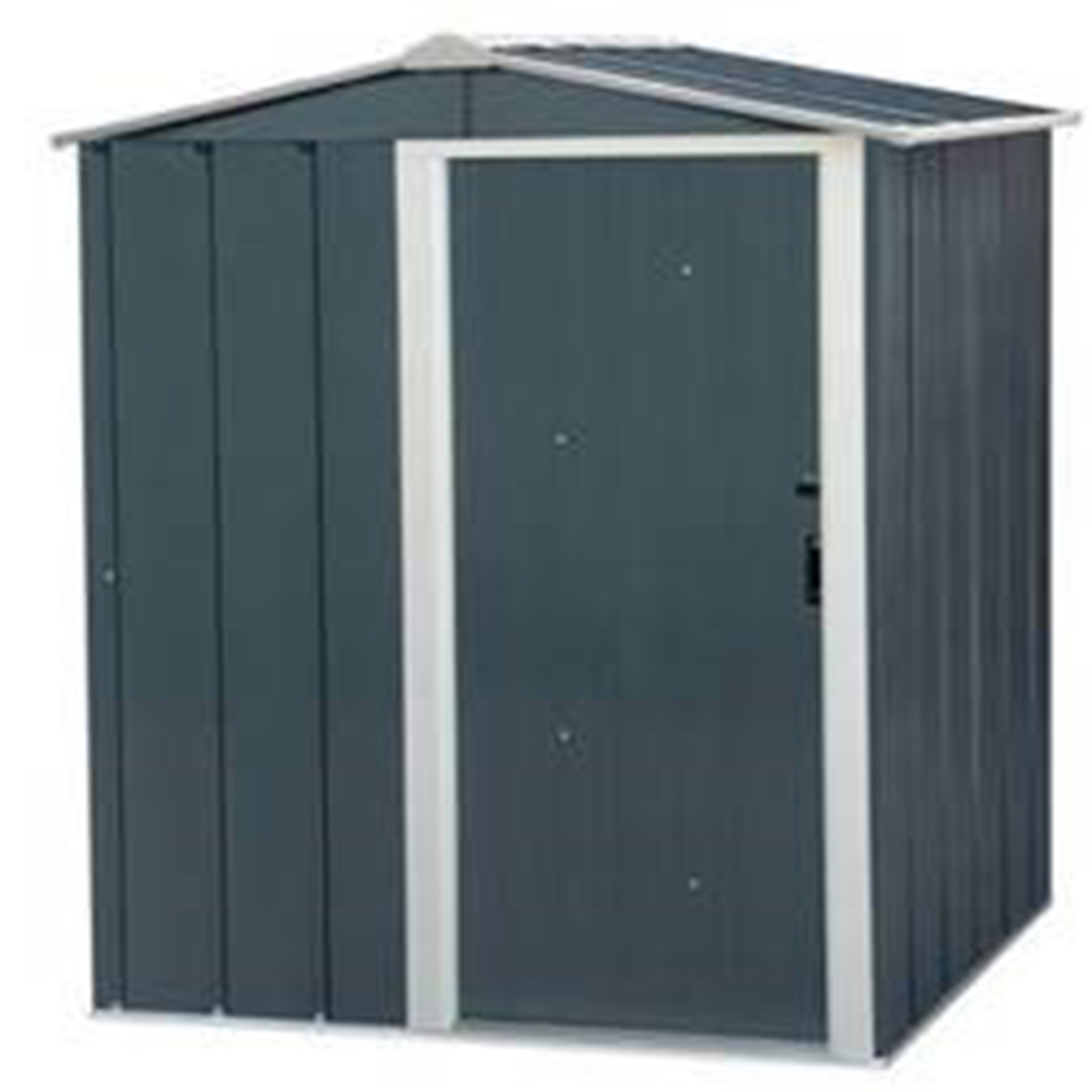 Gerätehaus ECO 5x4 - anthrazit-weiß - 151,8 x 111,8 cm