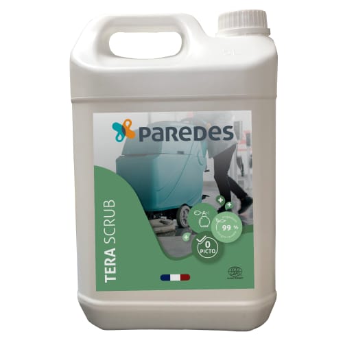 Détergent faible alcalin Ecocert Paredes Tera Scrub bidon de 5L