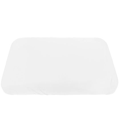 Sebra Bettlaken m. Nässeschutz - 70x120 - Baby - Weiß