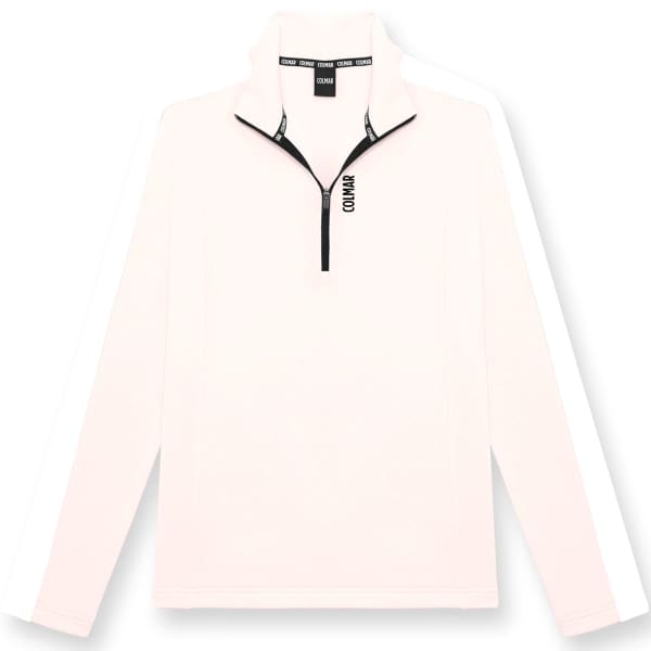 Veste polaire COLMAR LADIES SWEATSHIRT HALF-ZIP MILLENIAL PINK/WHITE