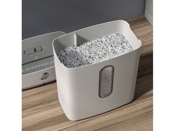 HP OneShred 8CC, Partikkelkutt-makulering, 22 cm, 5 mm, 2515 l, 68 dB, Knapper
