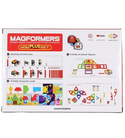 Magformers Wow Plus S?t - 18 Dele