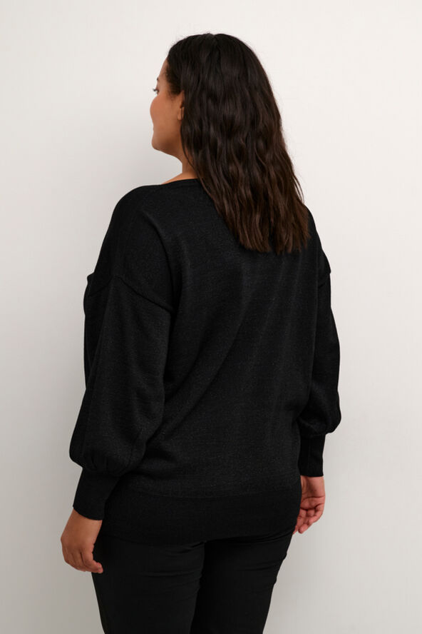 Kaffe Curve KCregitta Knit Pullover Black deep