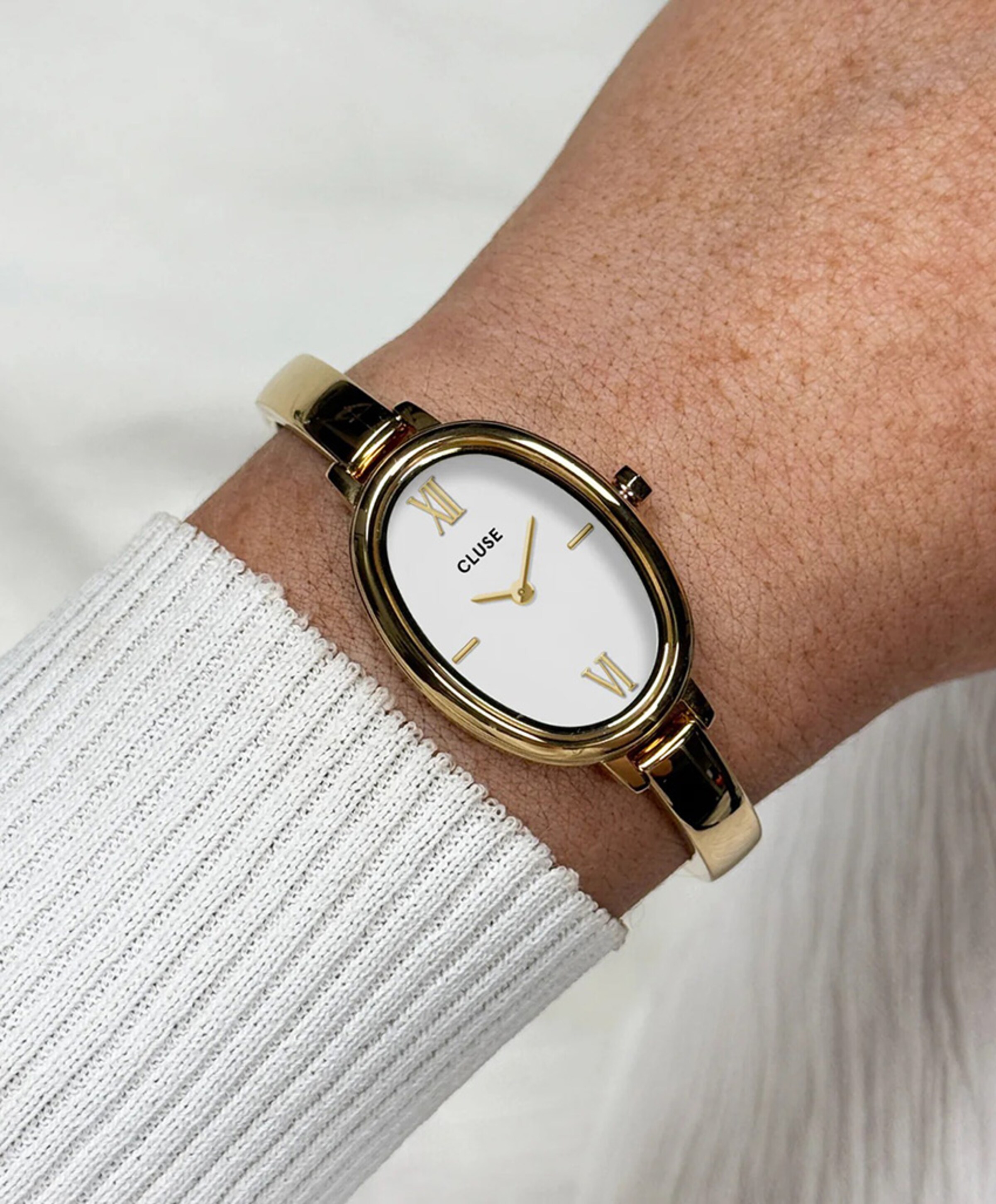 CLUSE Dames horloge goud