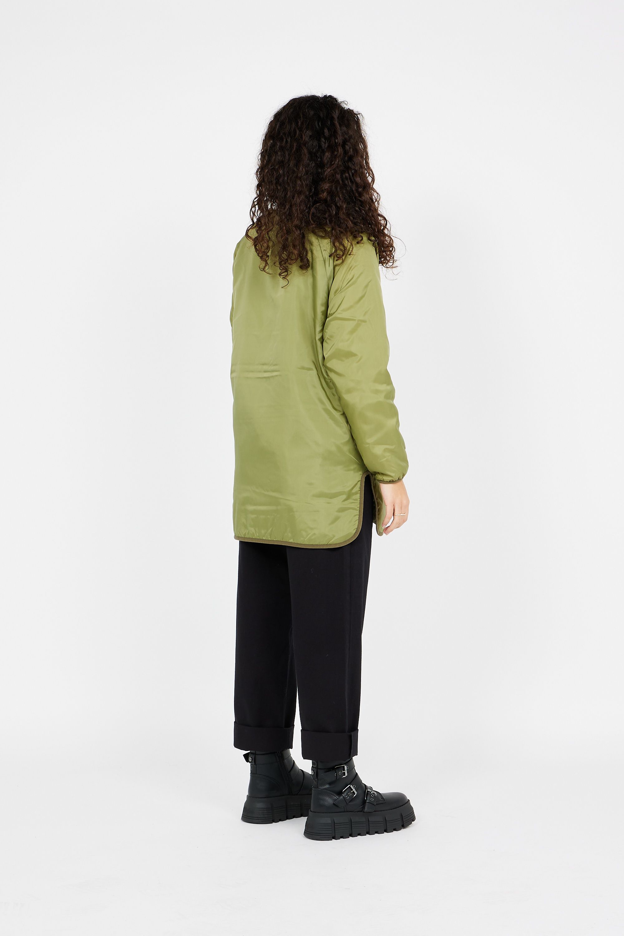 VANS veste PEAKE QUILTED LINER COA AMUS MDGRE Vert
