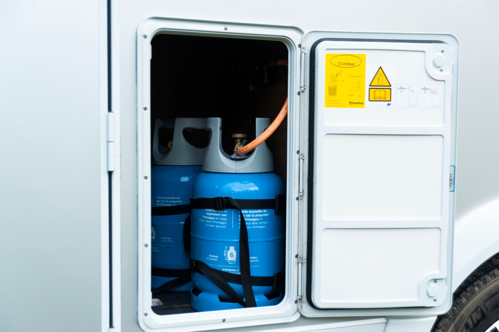 E-Trailer E Gaslevel Gasflasche Füllstandsanzeige