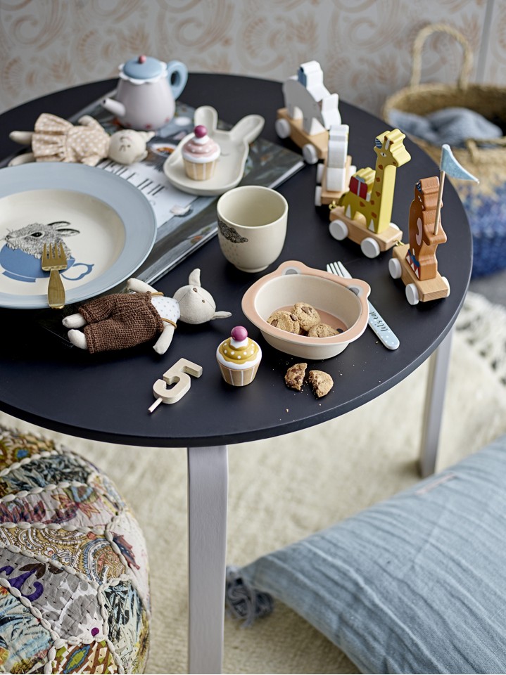 Bloomingville - Lenea Uld tæppe - D110 cm