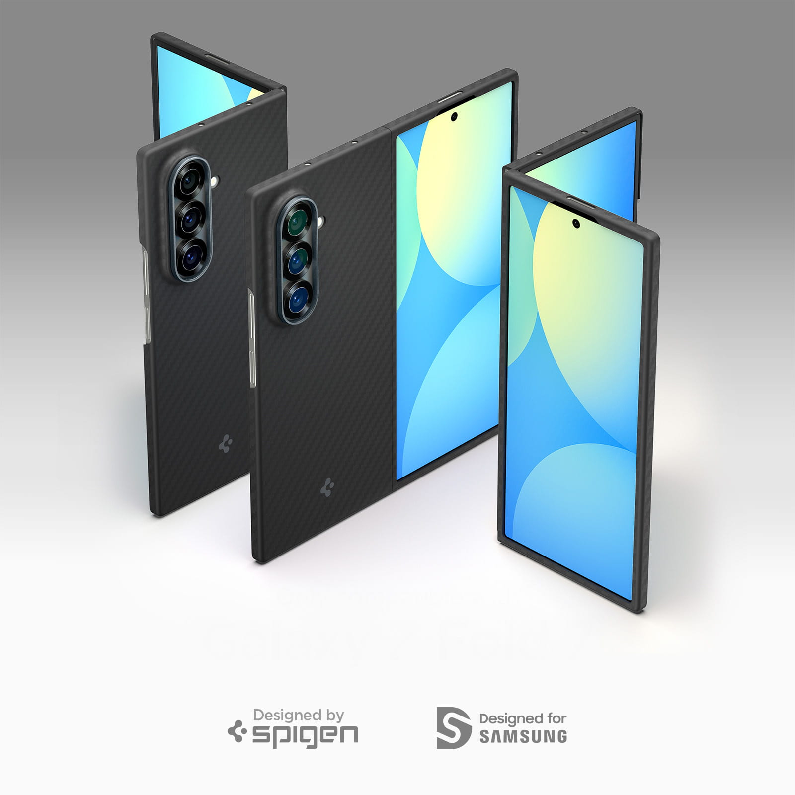 Samsung Galaxy Z Fold7 Air Skin Aramid Schutzhülle (ACS09555) - Schwarz