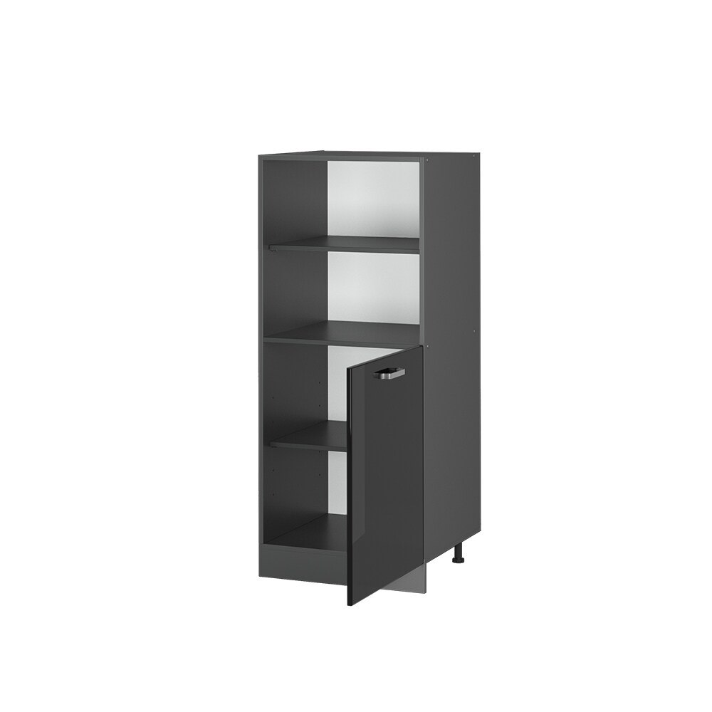 Vicco Vorratsschrank Küchenschrank R-Line Solid Anthrazit Schwarz 60 cm modern kleine Tür