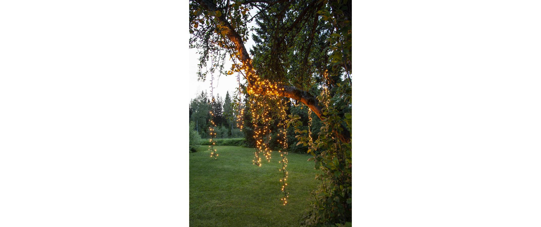 LED Lichterkette Golden 16 m, 800 LEDsDekorative Weihnachtsbeleuchtung