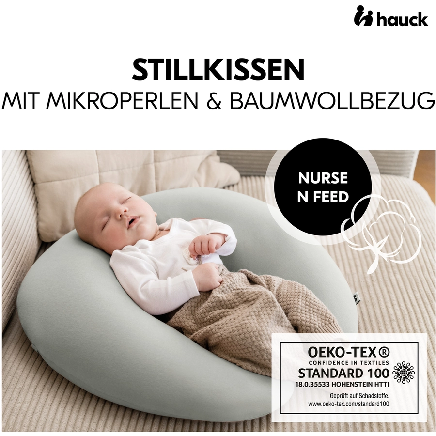 hauck Stillkissen Nurse N Feed Anthracite