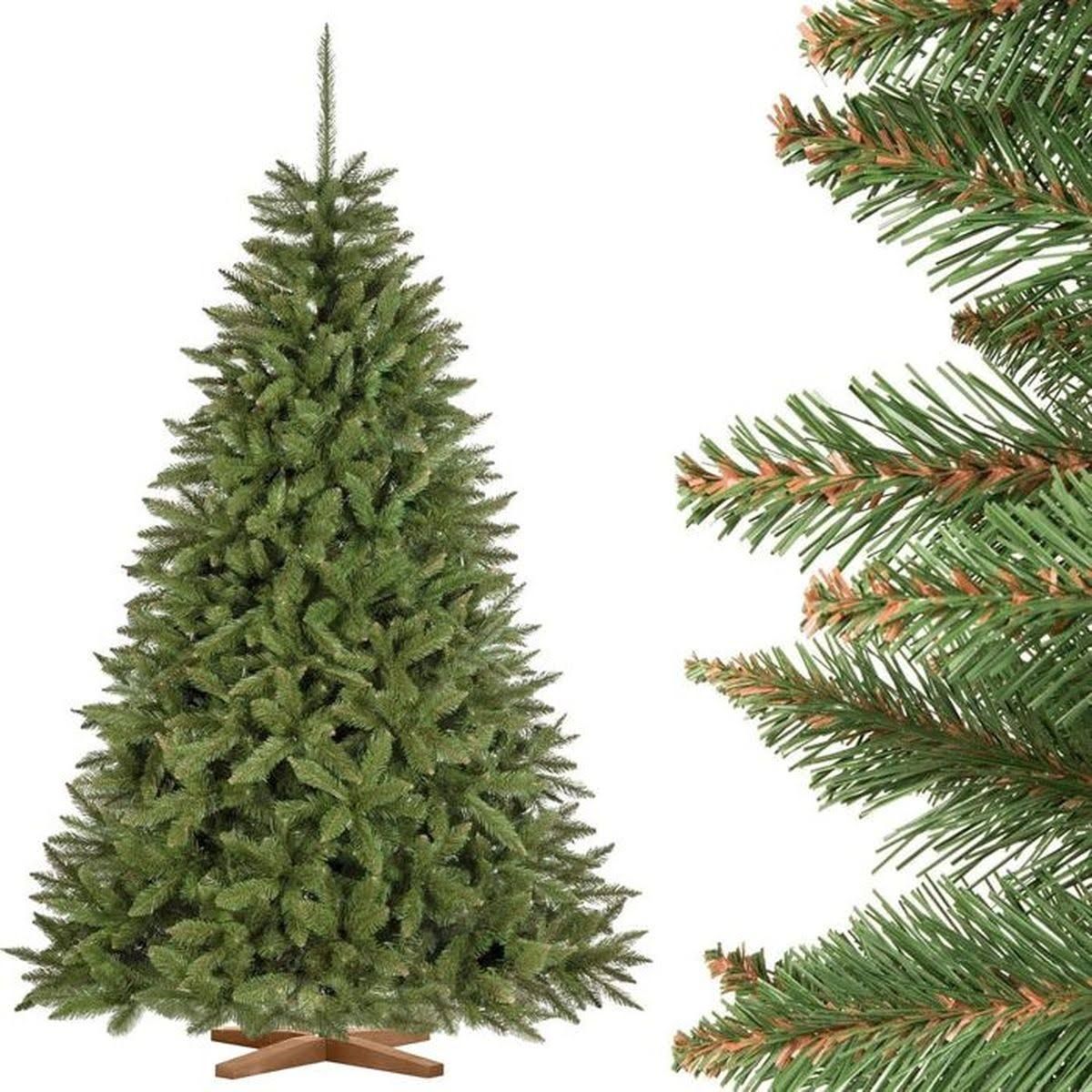 Fairytrees Künstlicher Weihnachtsbaum Fichte Natur