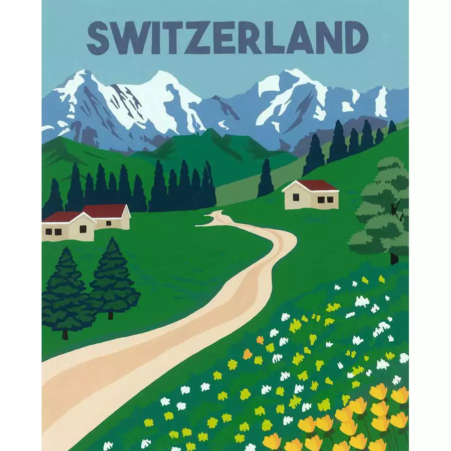 Ravensburger Jungfrau Region bunt