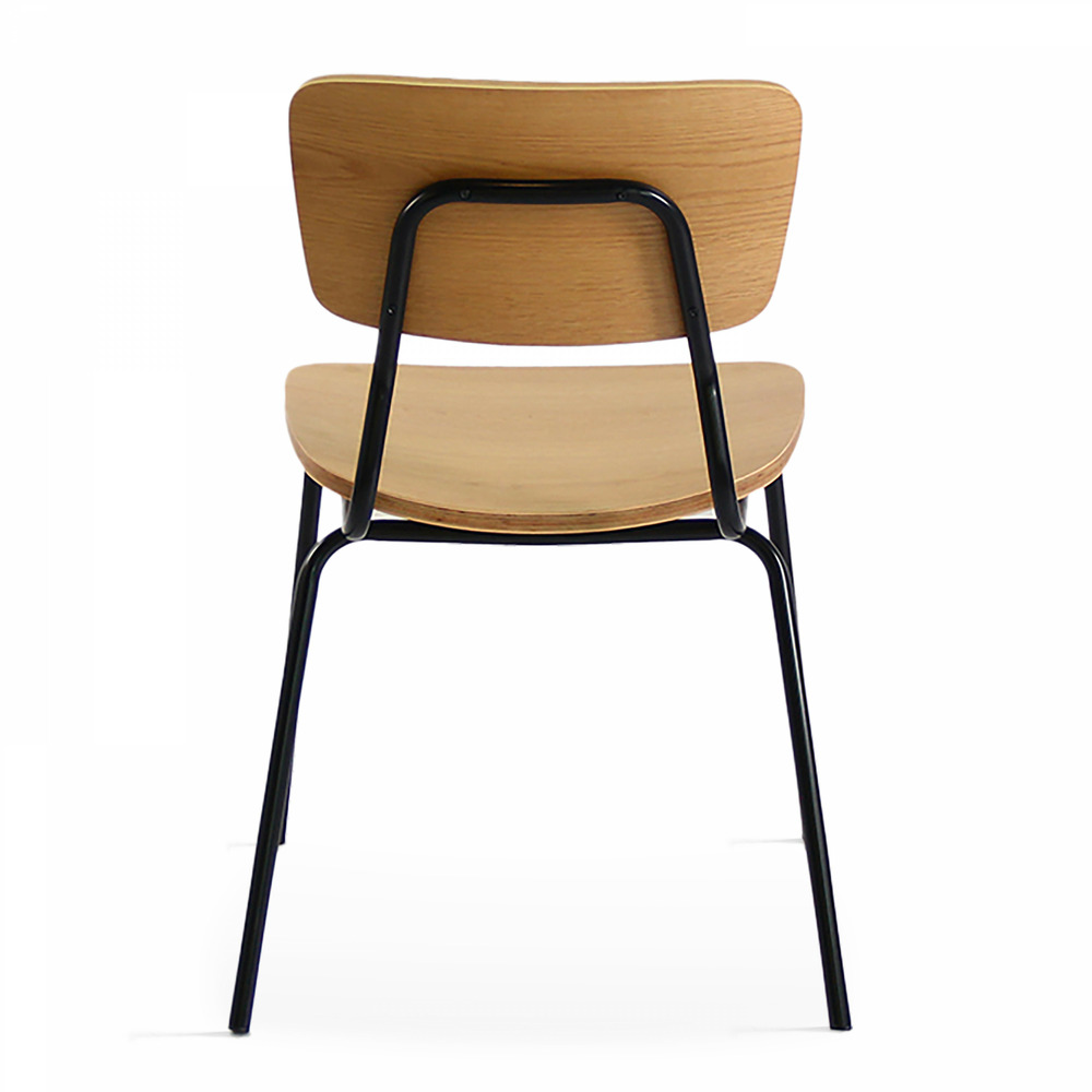 Lot de 2 chaises en bois vintage