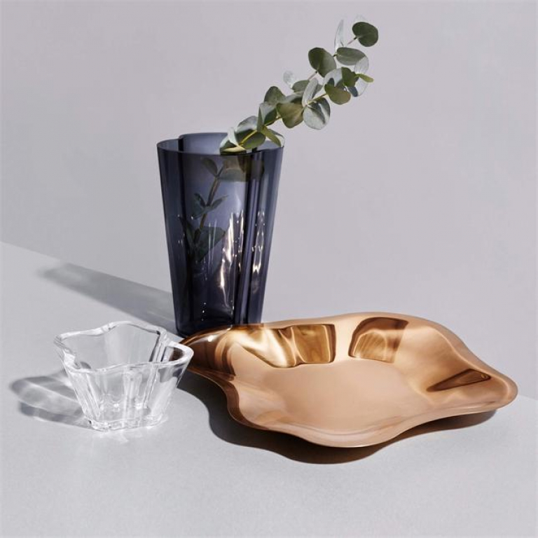 Iittala Alvar Aalto dienblad Ø35 rose goud