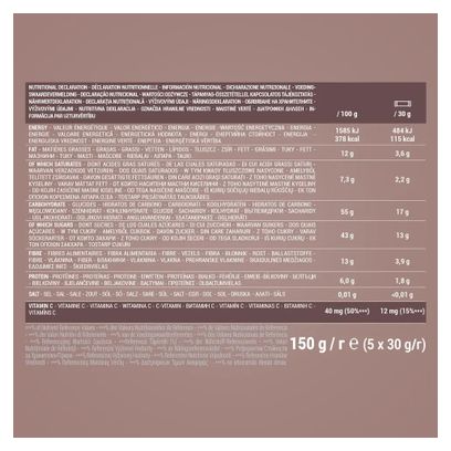 Barres énergétiques Dattes Bio Decathlon Nutrition Cacao - 5x30g