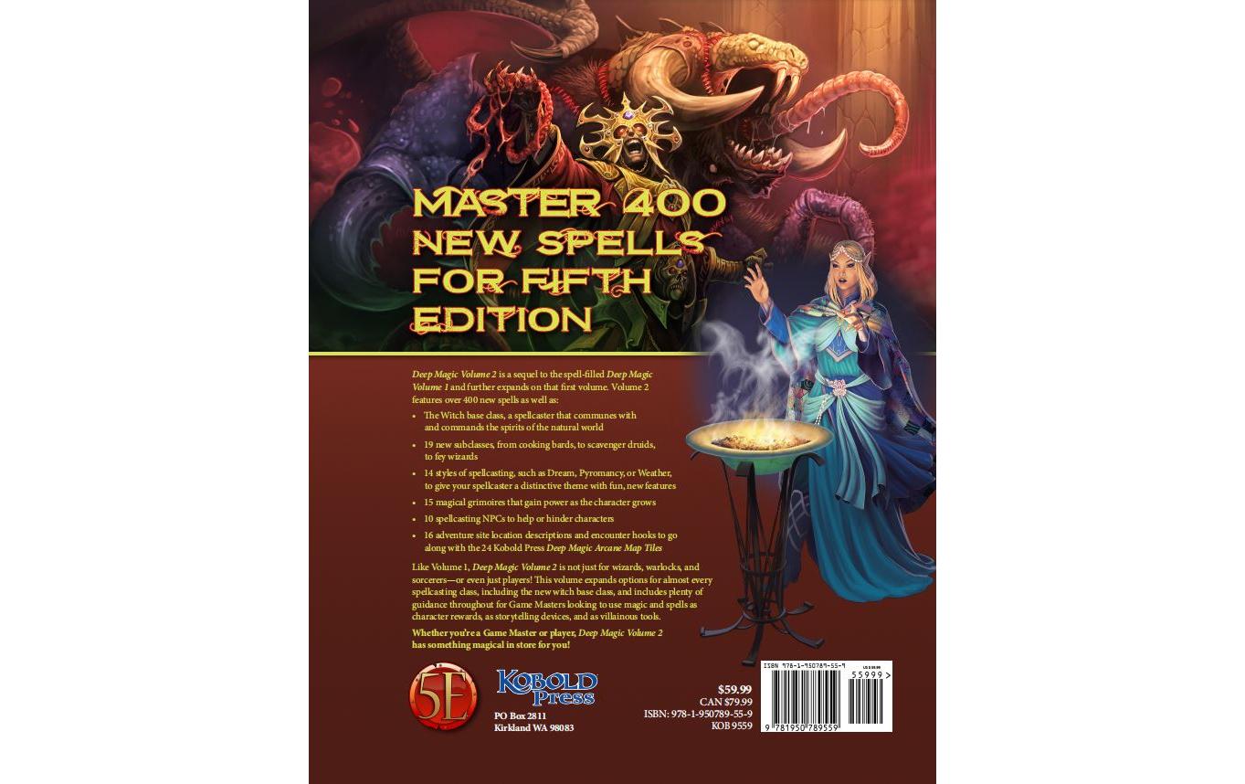 Quellenbuch Deep Magic Volume 2 2023 (5E) -EN-Quellenband für das Dungeons & Dragons Rollenspiel