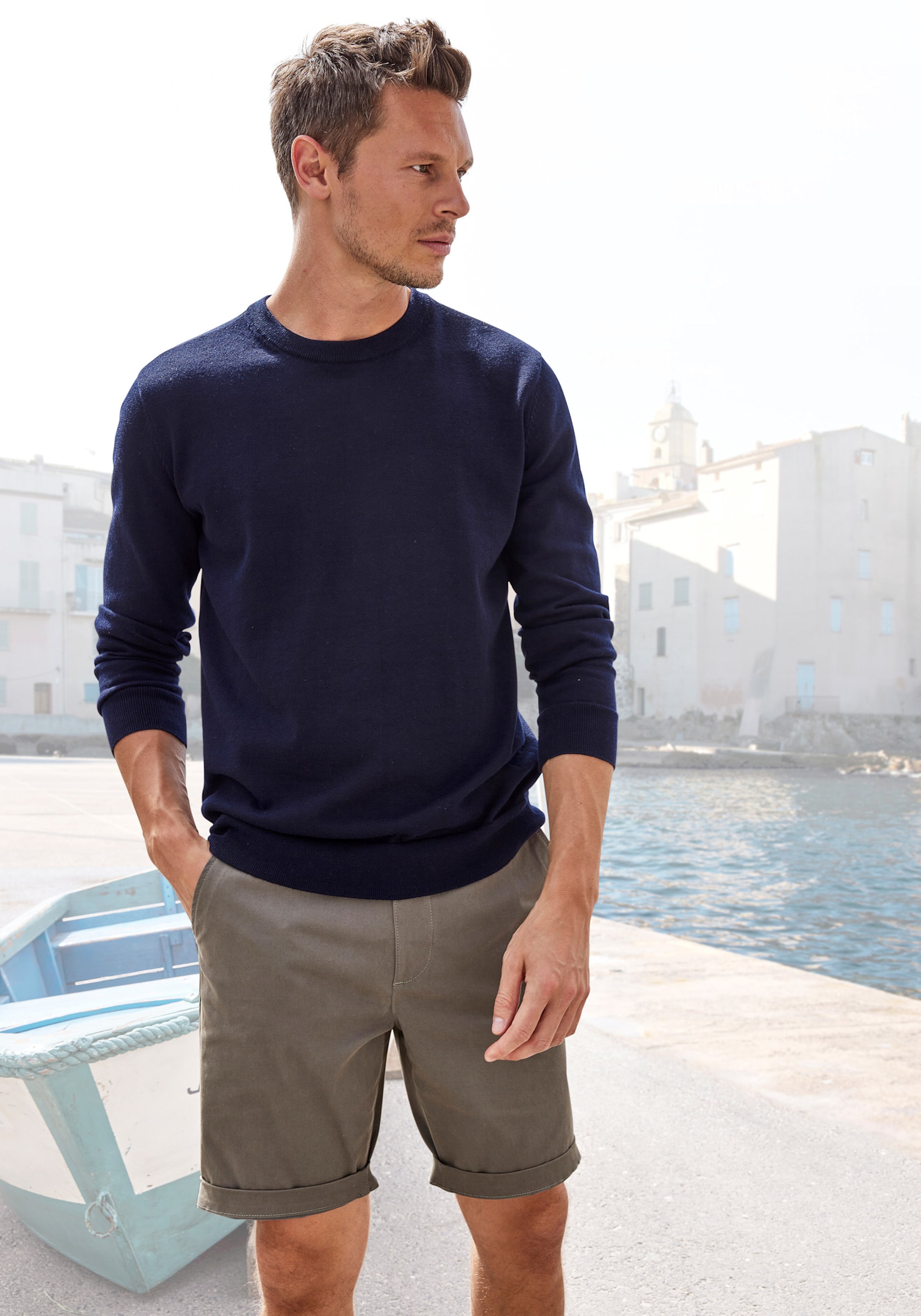 H.I.S Strickpullover in navy