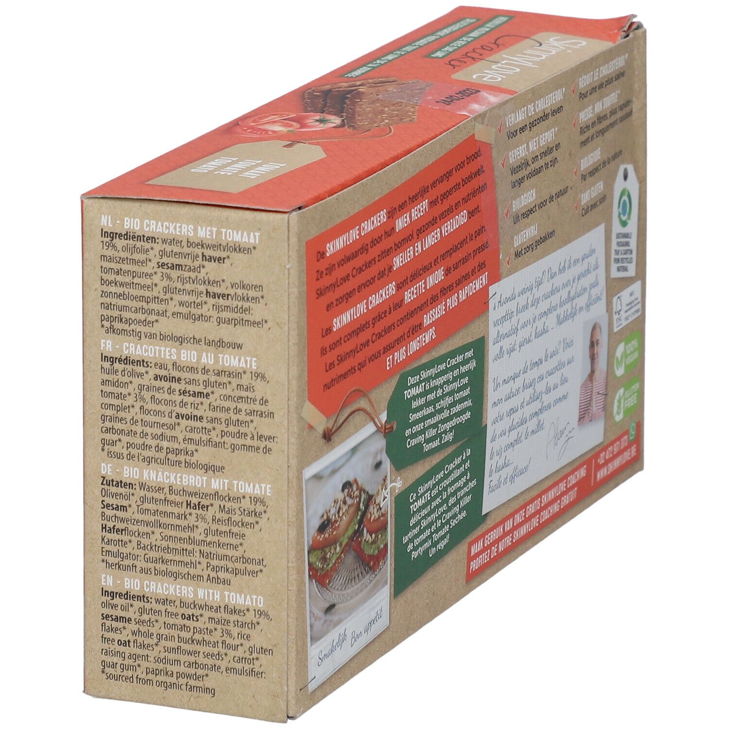 SKINNYLOVE Cracker mit Tomate