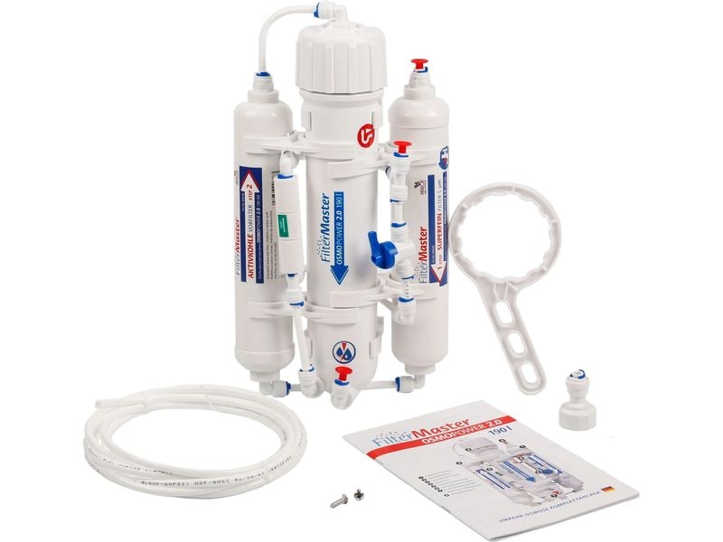 FilterMaster Osmosesystem OsmoPower 2.0 0 Umkehrosmoseanlage – für sauberes und schadstofffreies Osmosewasser
