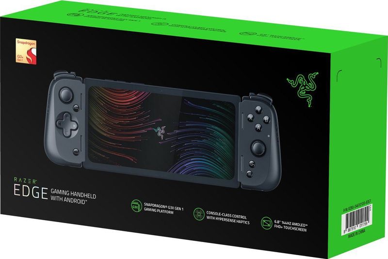 Razer - Edge Draagbare Android-console - Zwart - Snapdragon G3X Gen 1