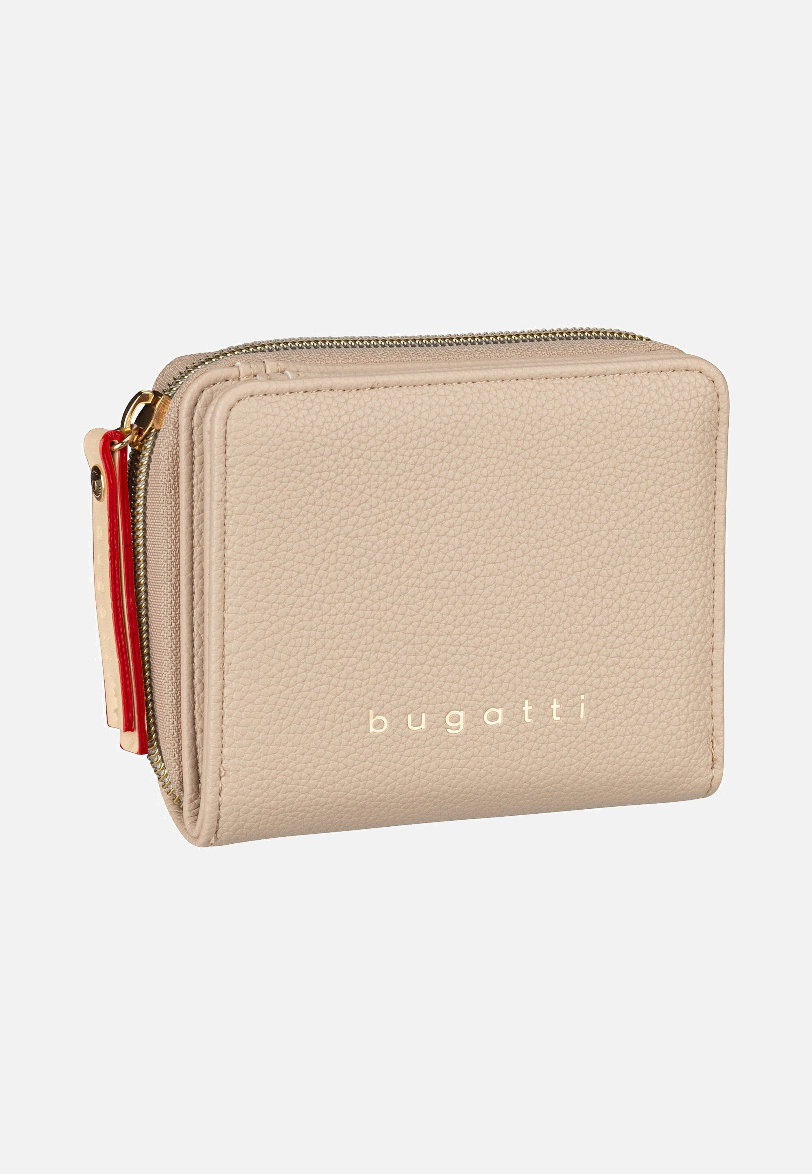 Ella Zipped Ladies Purse Beige - Portemonnaie