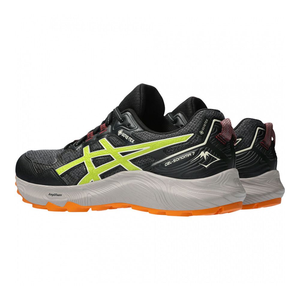 Asics GEL-SONOMA 7 GTX - Chaussures running Homme graphite grey/neon lime