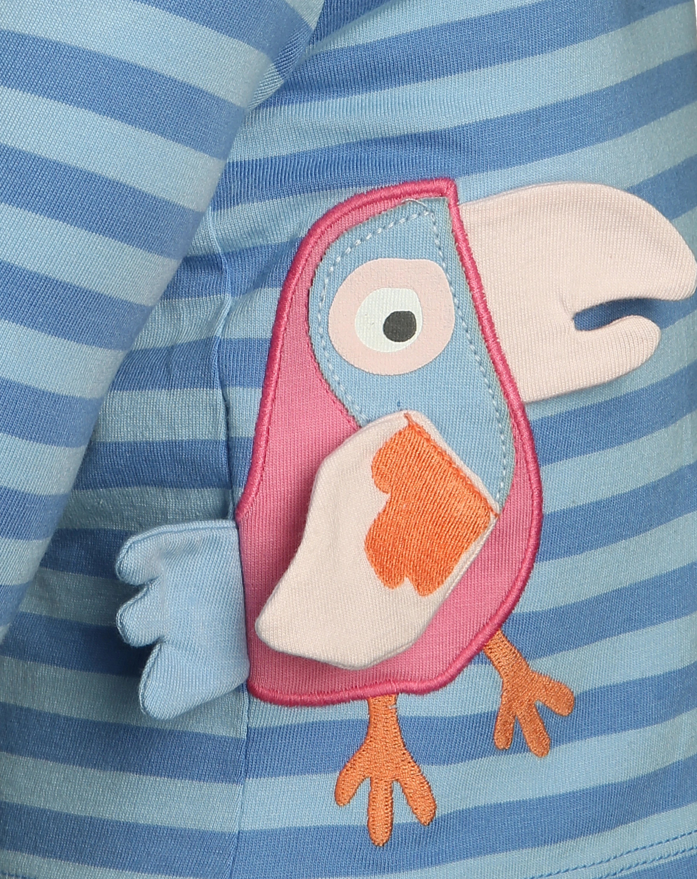 Langarmshirt SUMMER BIRD gestreift in blau