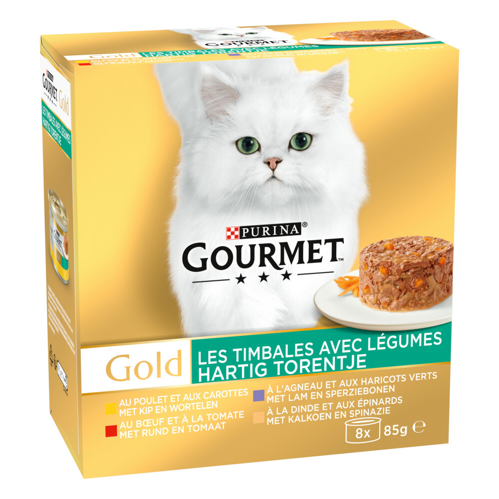 Gourmet Gold Hartig Torentje 8 x 85 gr